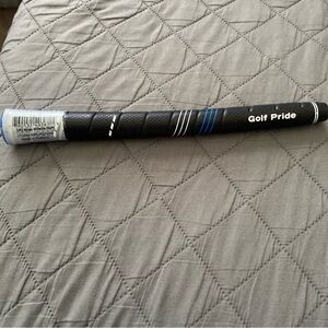 Black Golf Grip with Blue Accent